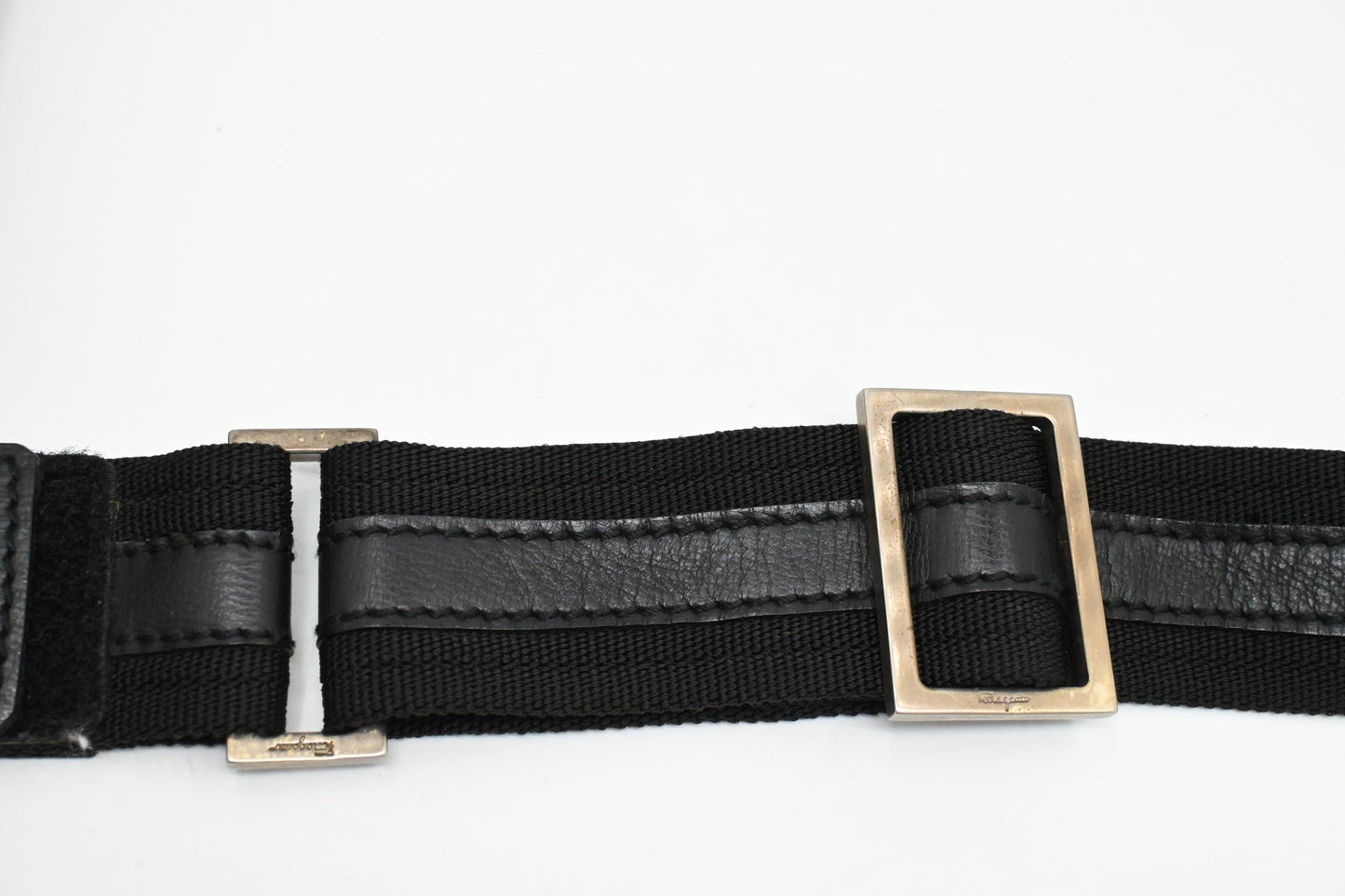 Ferragamo Crossbody Bag in Black Leather