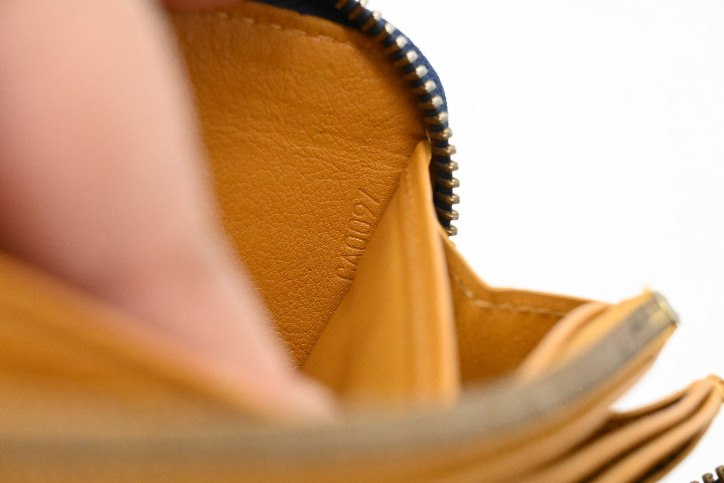 Louis Vuitton Zippy Long Wallet in Blue Denim Canvas