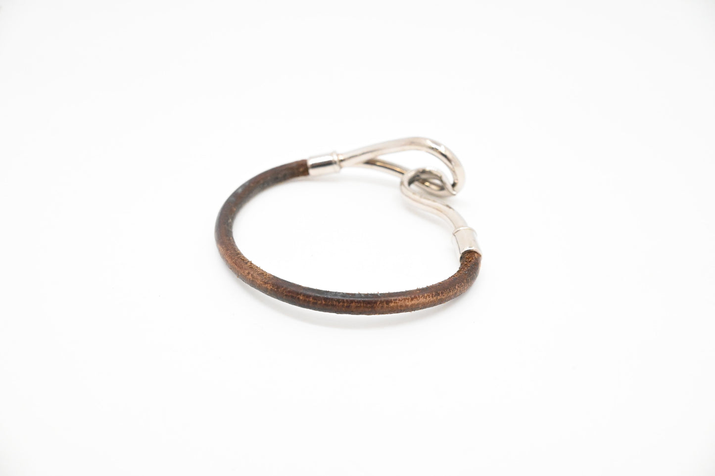 Hermes Jumbo Bracelet in Brown Leather