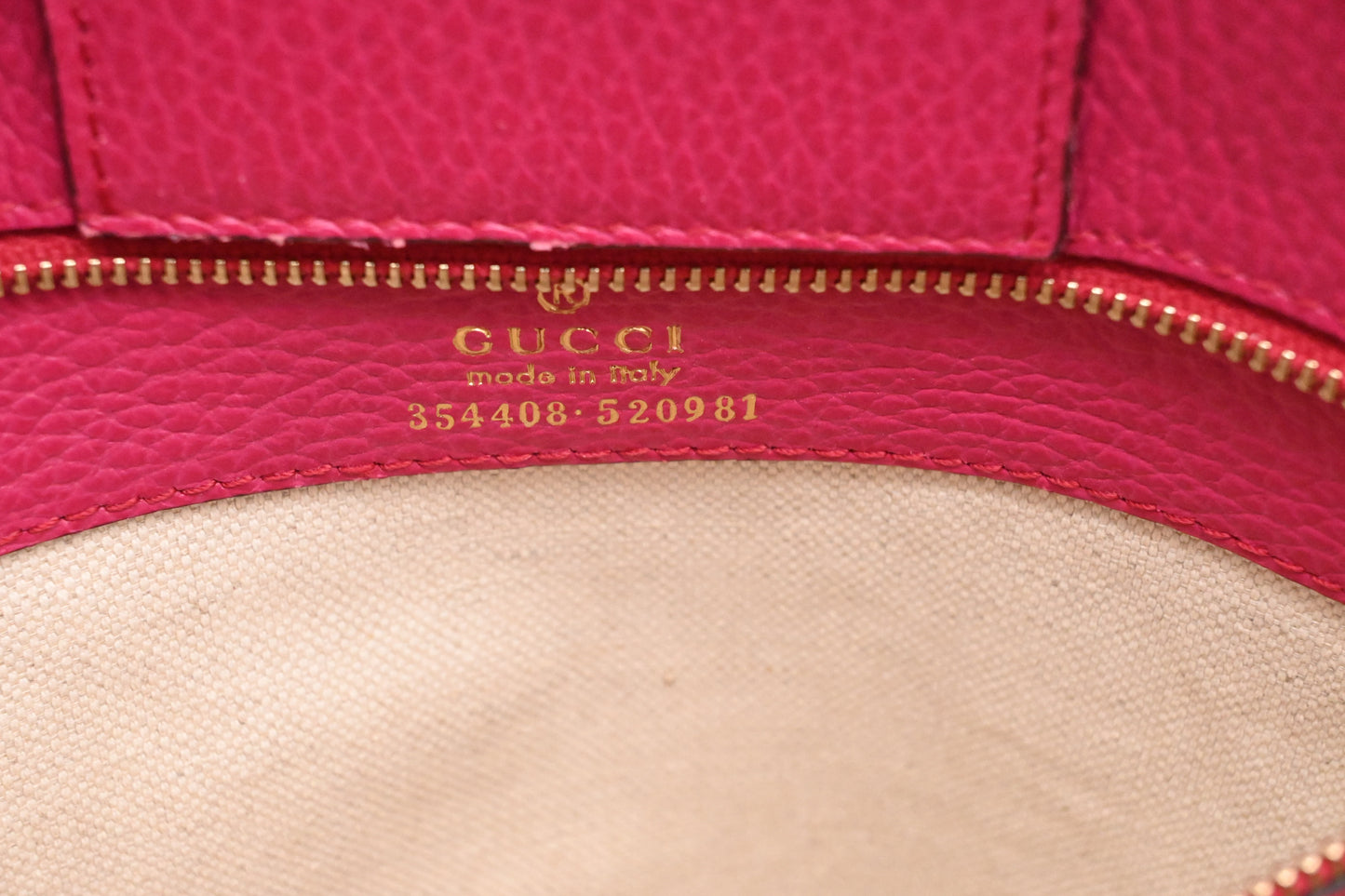 Gucci Tote in Pink Leather