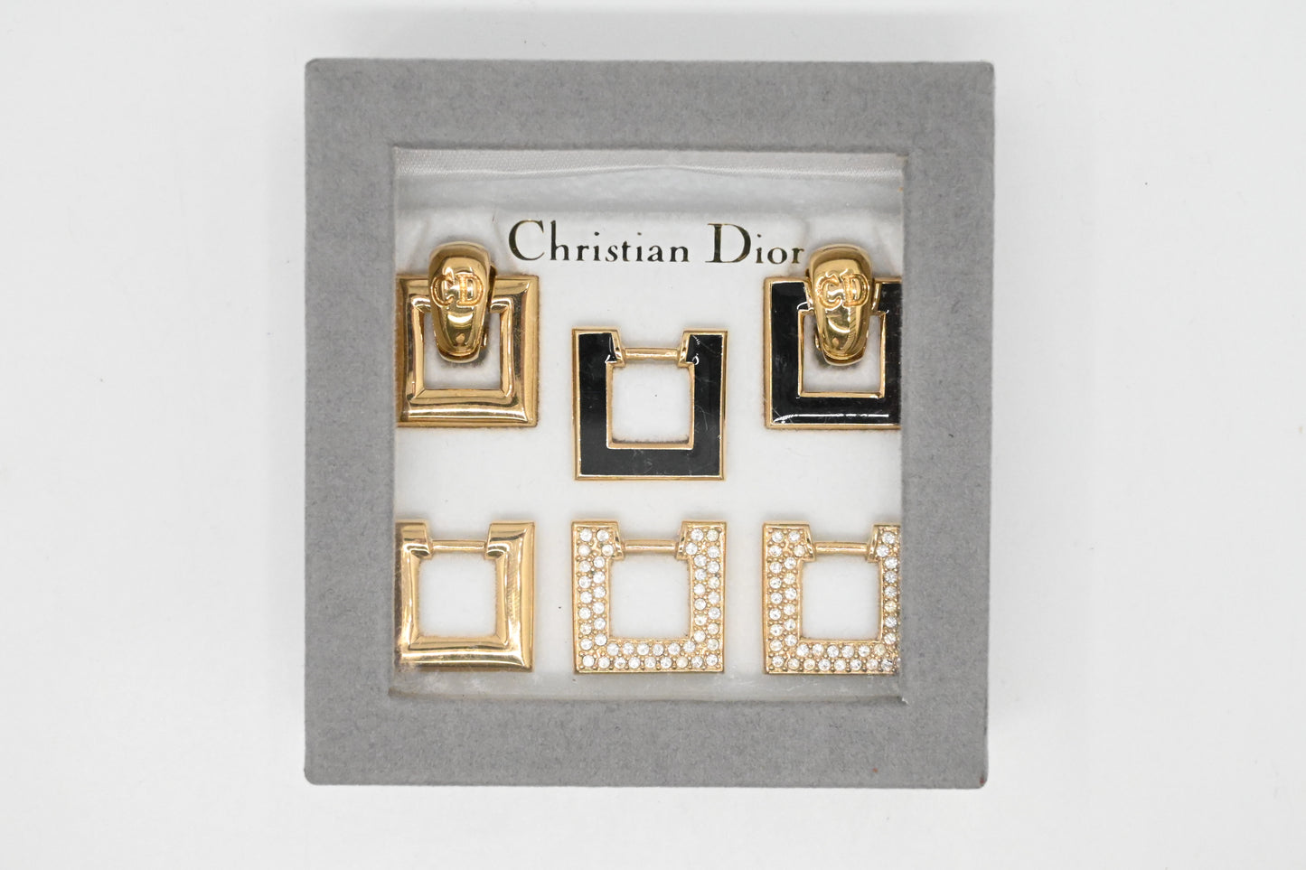 Dior Interchangable Clip-On Earring Set
