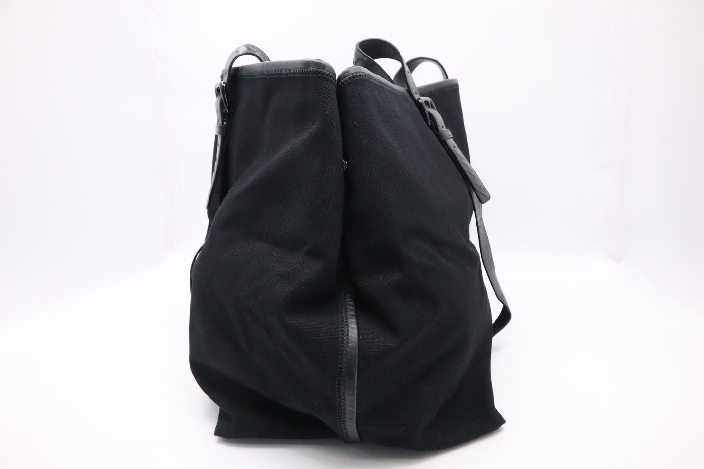 Bottega Veneta Travel Tote in Black Canvas