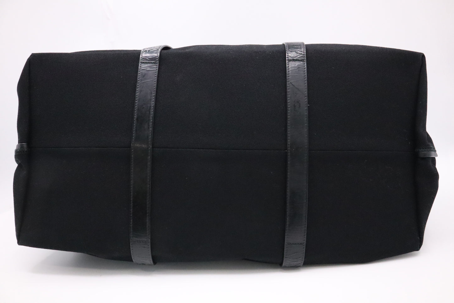 Bottega Veneta Travel Tote in Black Canvas