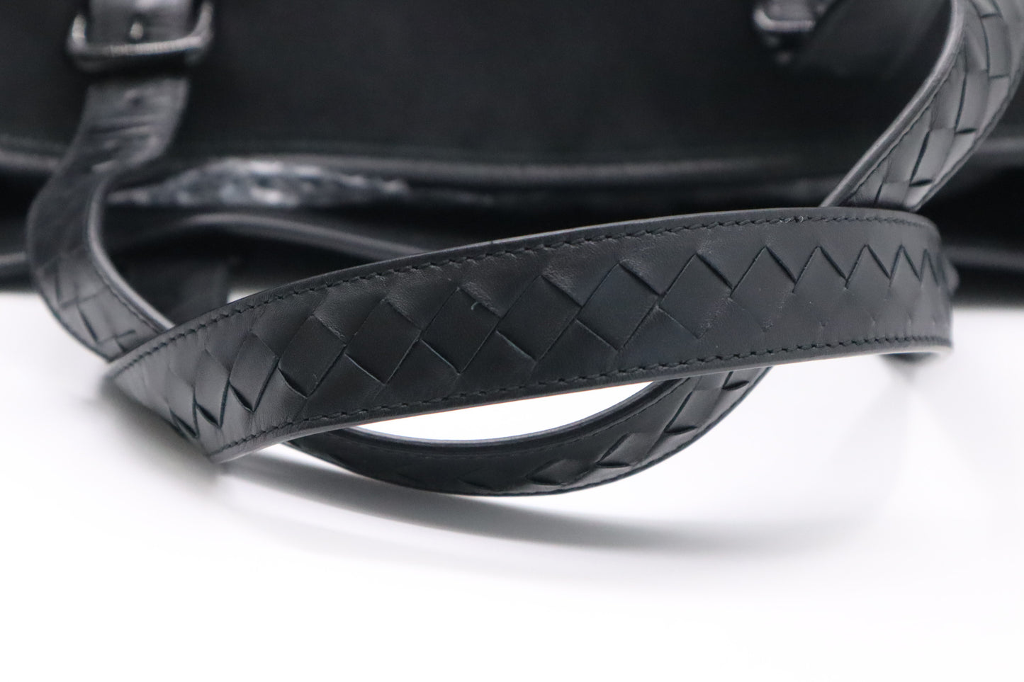 Bottega Veneta Travel Tote in Black Canvas