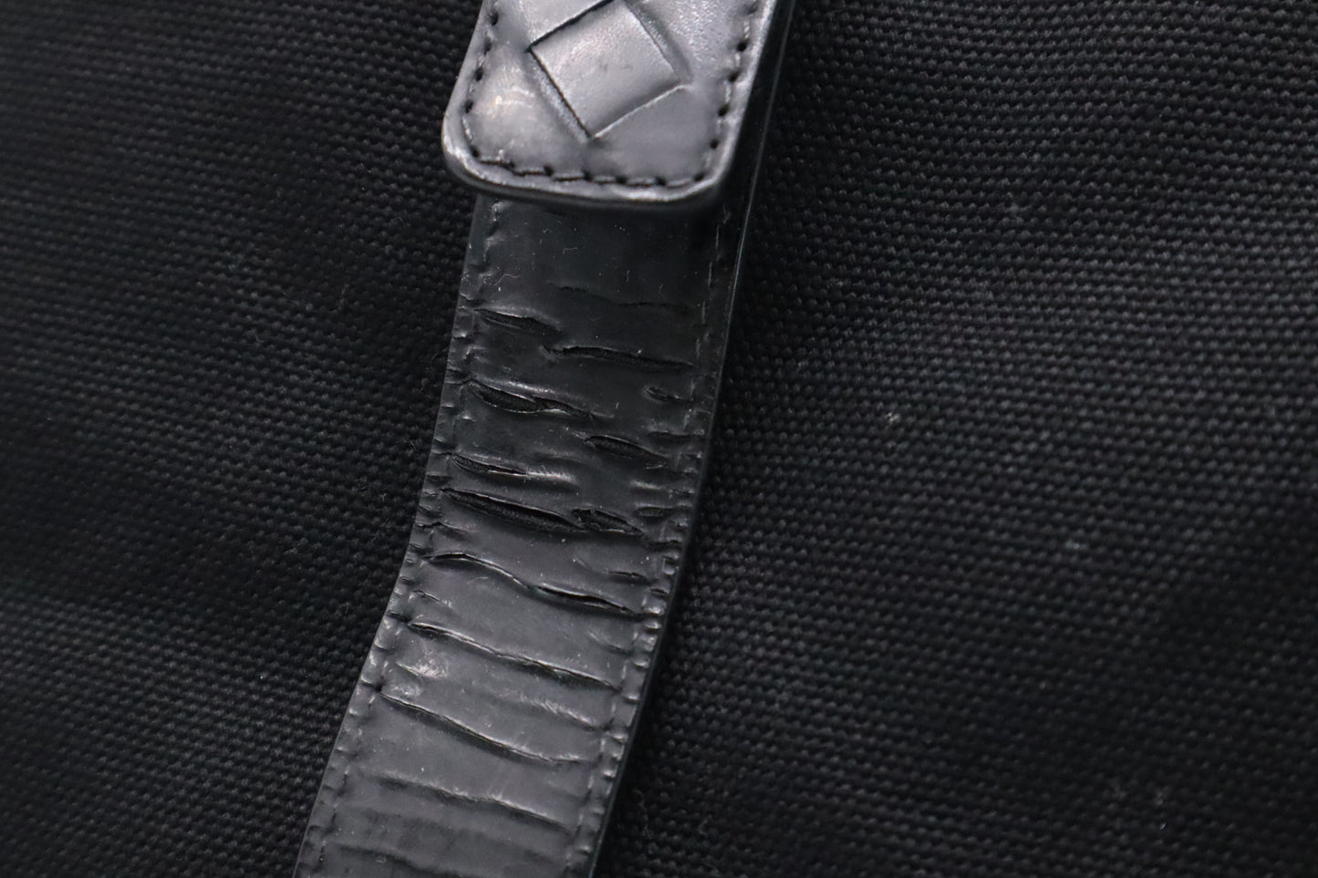 Bottega Veneta Travel Tote in Black Canvas