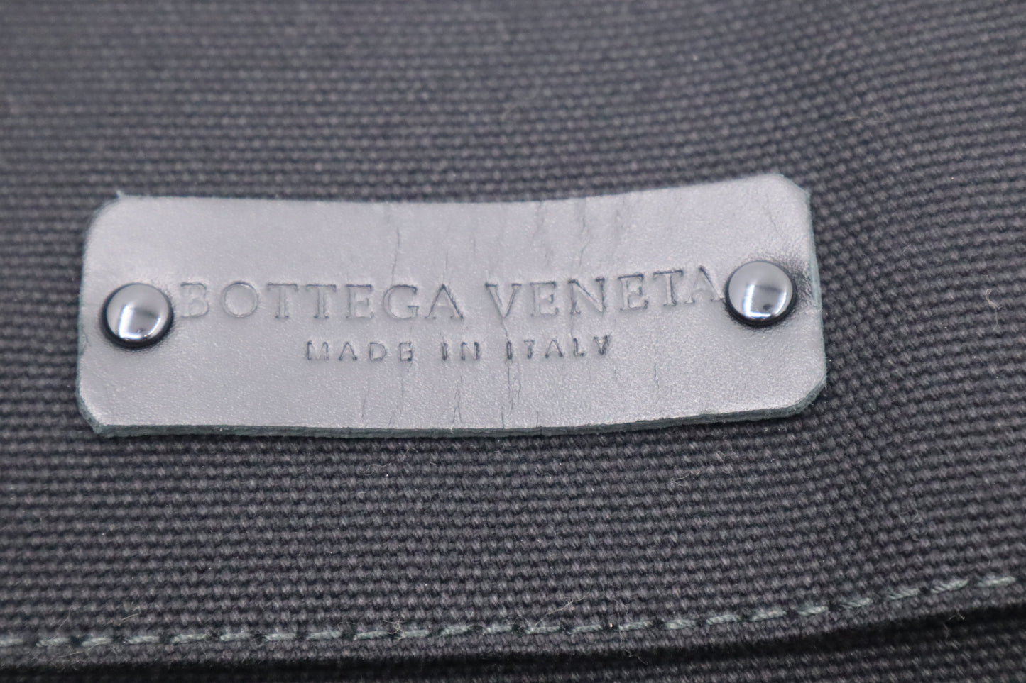 Bottega Veneta Travel Tote in Black Canvas