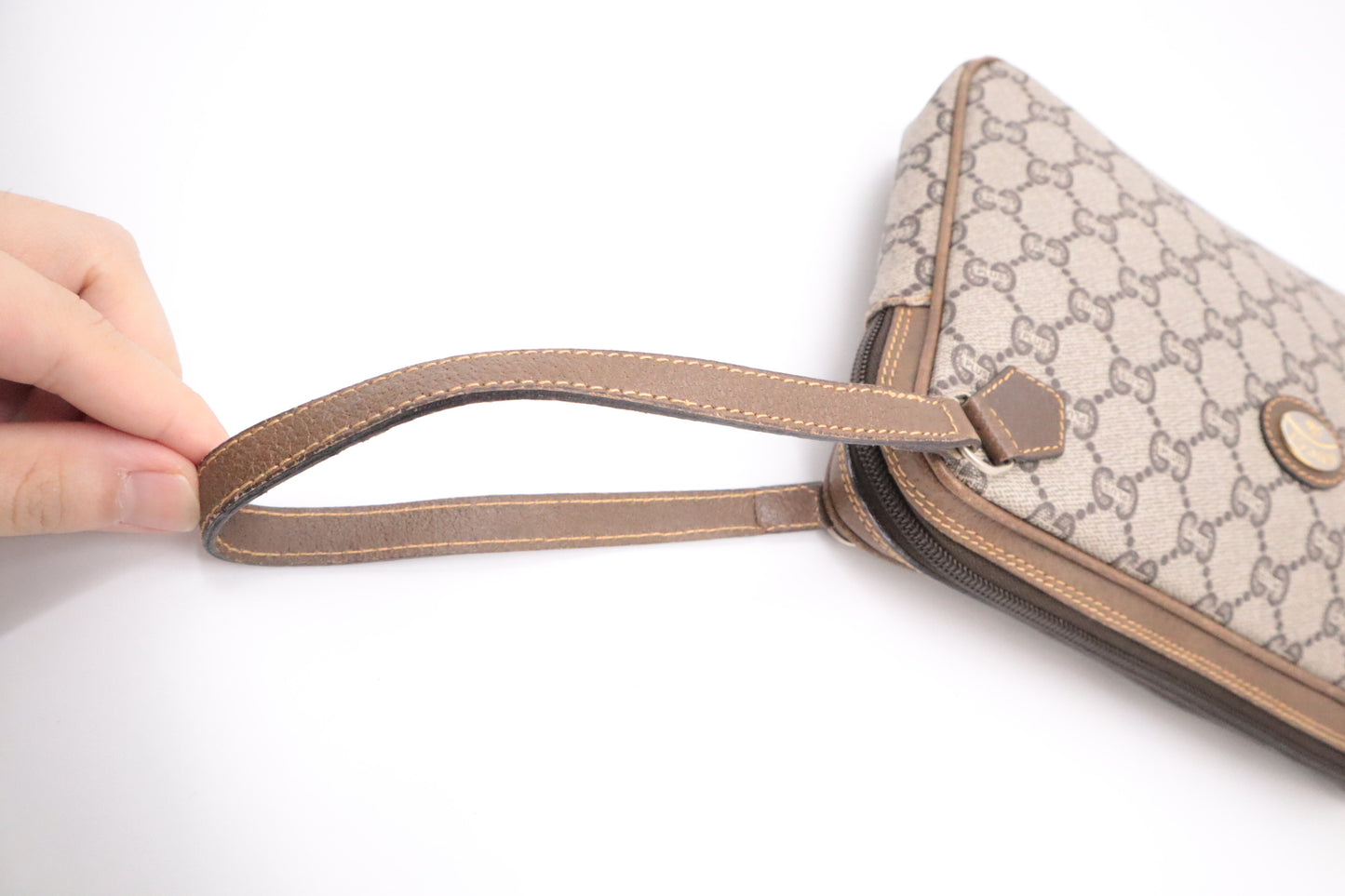 Gucci Clutch Bag in GG Plus Supreme Canvas