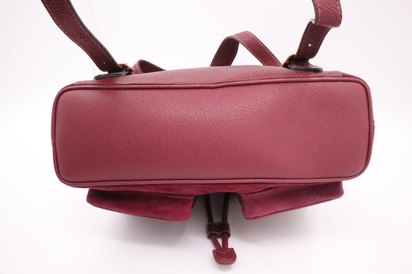 Gucci Bamboo Backpack in Purple Suede