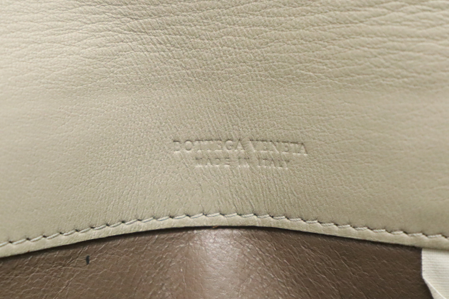 Bottega Long Wallet in Grey Intrecciato Leather