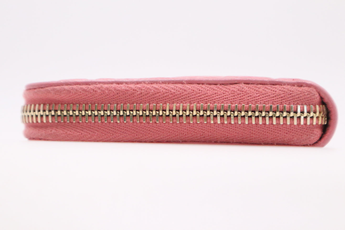 Chanel Long Wallet in Pink Camellia Leather