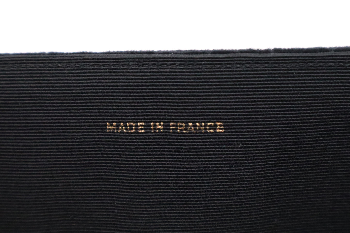 Chanel Shoulder Bag in Black Velvet