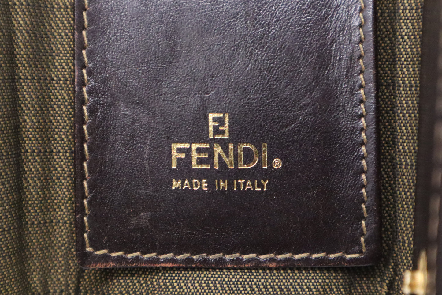 Fendi Key Case in Zucca Canvas