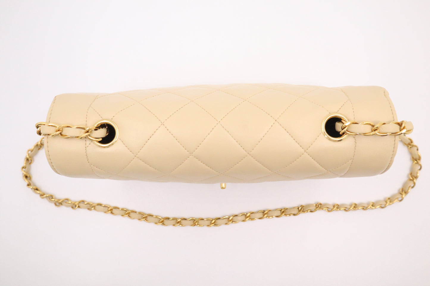 Chanel Medium Diana in Beige Leather