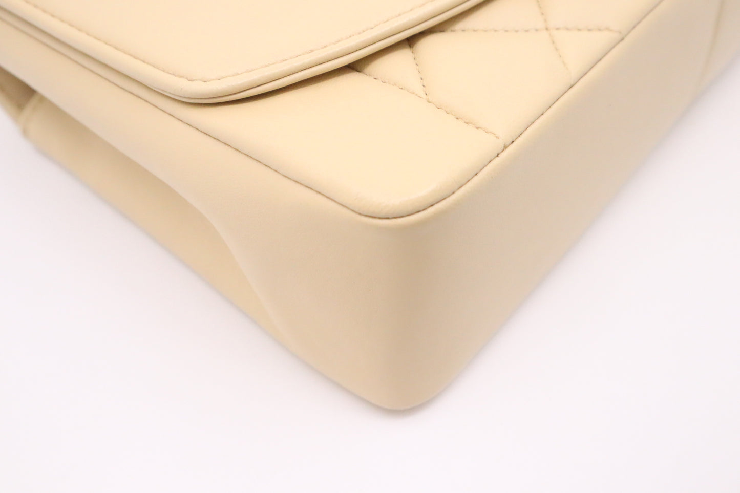 Chanel Medium Diana in Beige Leather