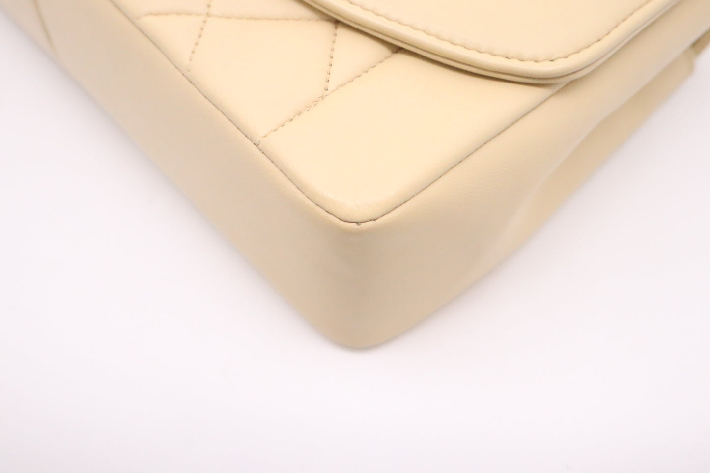 Chanel Medium Diana in Beige Leather