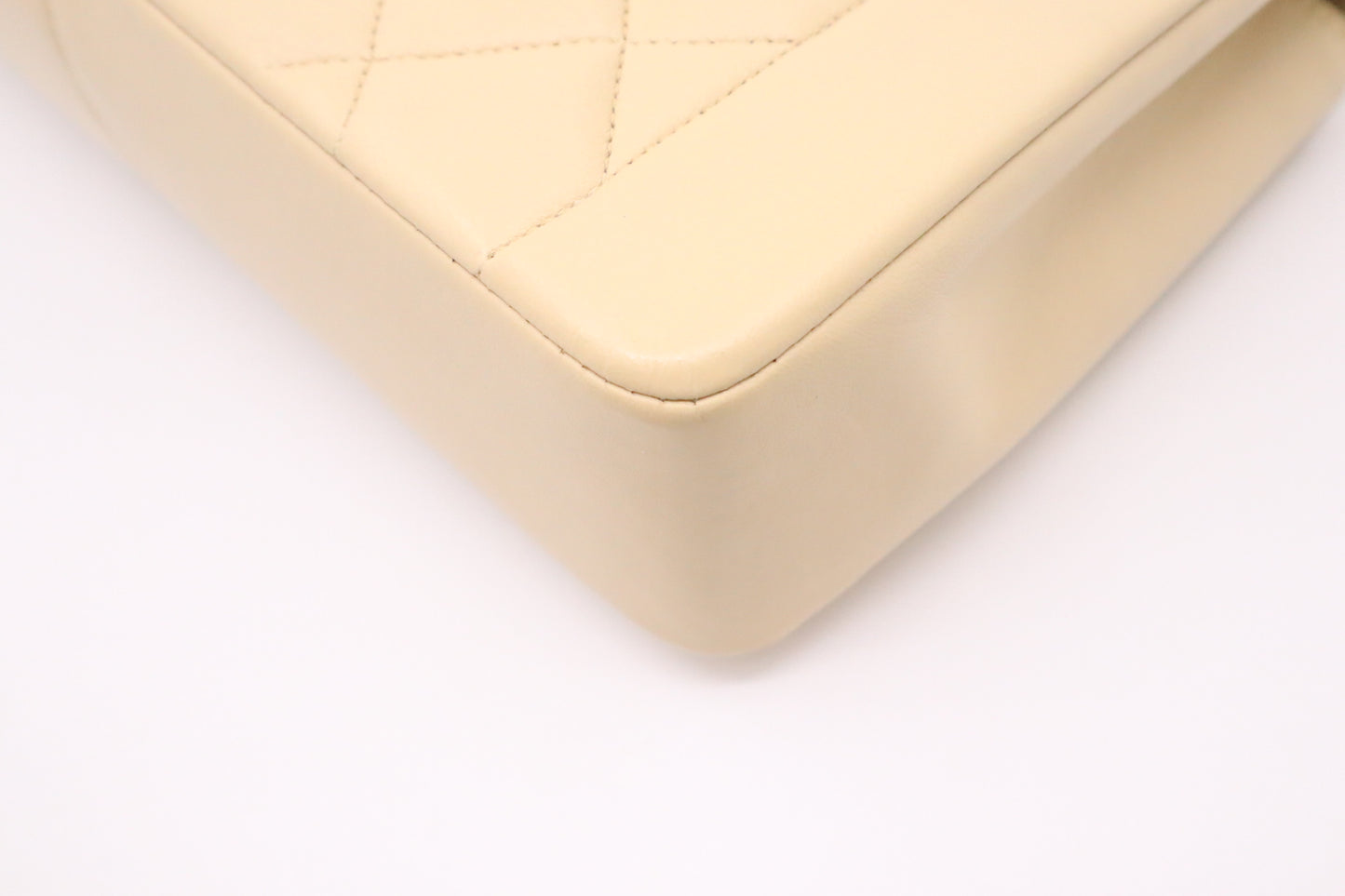 Chanel Medium Diana in Beige Leather