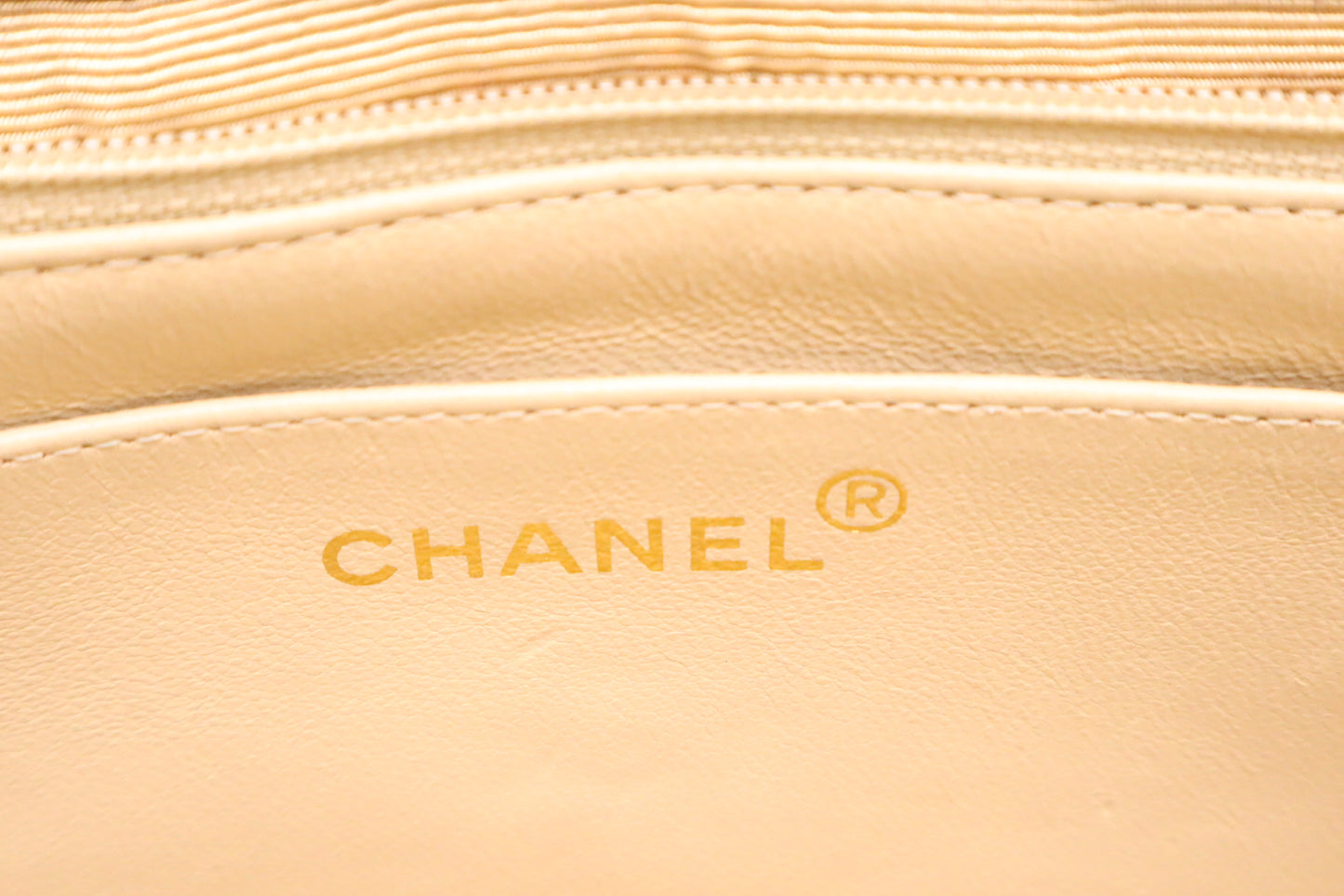 Chanel Medium Diana in Beige Leather