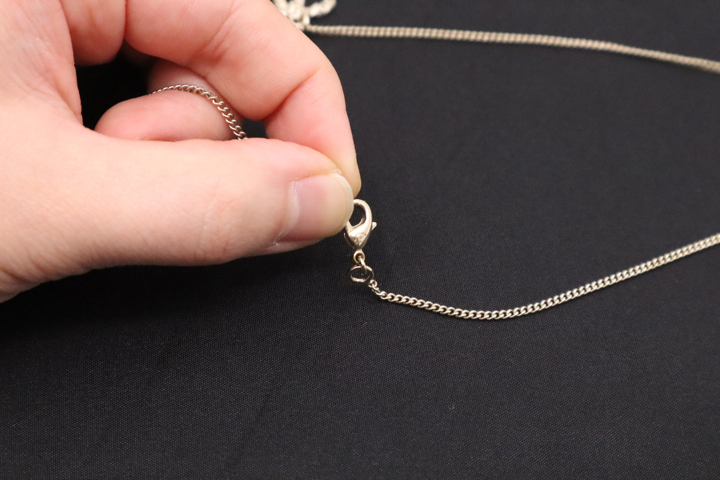 Chanel CC and Pearl Necklace