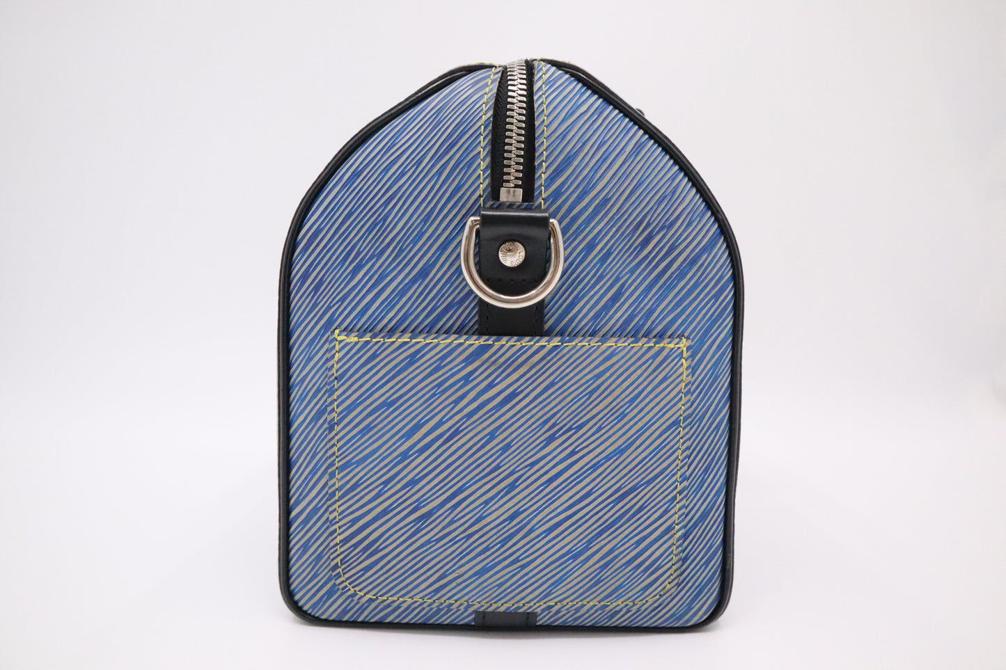 Louis Vuitton Speedy 25B in Blue Epi Denim Leather