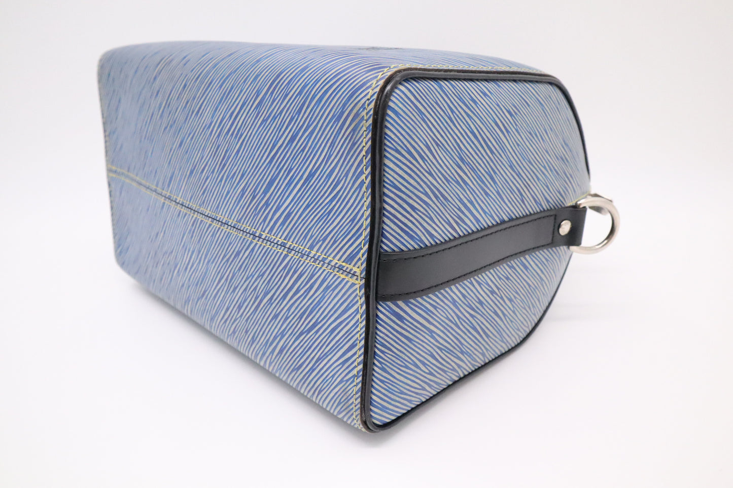 Louis Vuitton Speedy 25B in Blue Epi Denim Leather