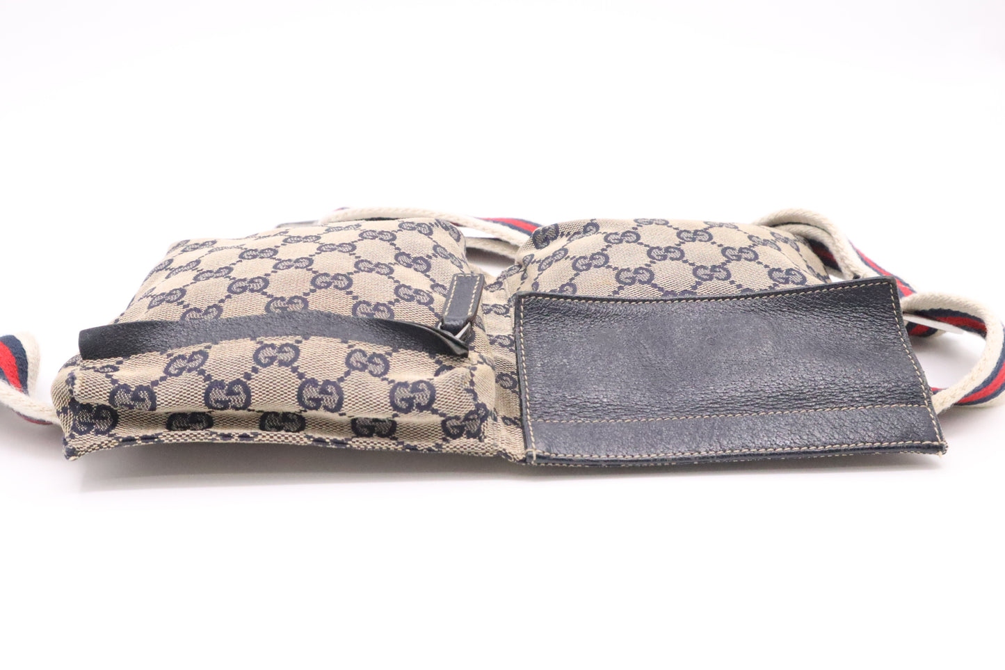 Gucci Waist Bag in Navy Blue GG Canvas