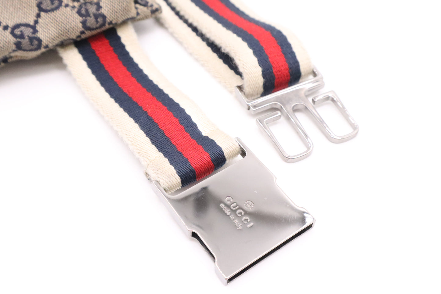 Gucci Waist Bag in Navy Blue GG Canvas