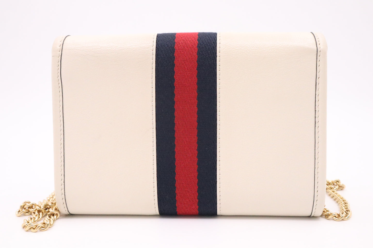 Gucci Mini Rajah Crossbody in White Leather