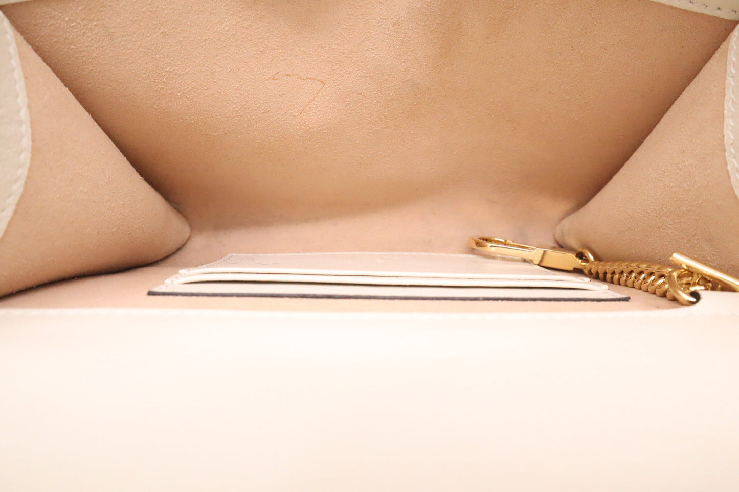 Gucci Mini Rajah Crossbody in White Leather