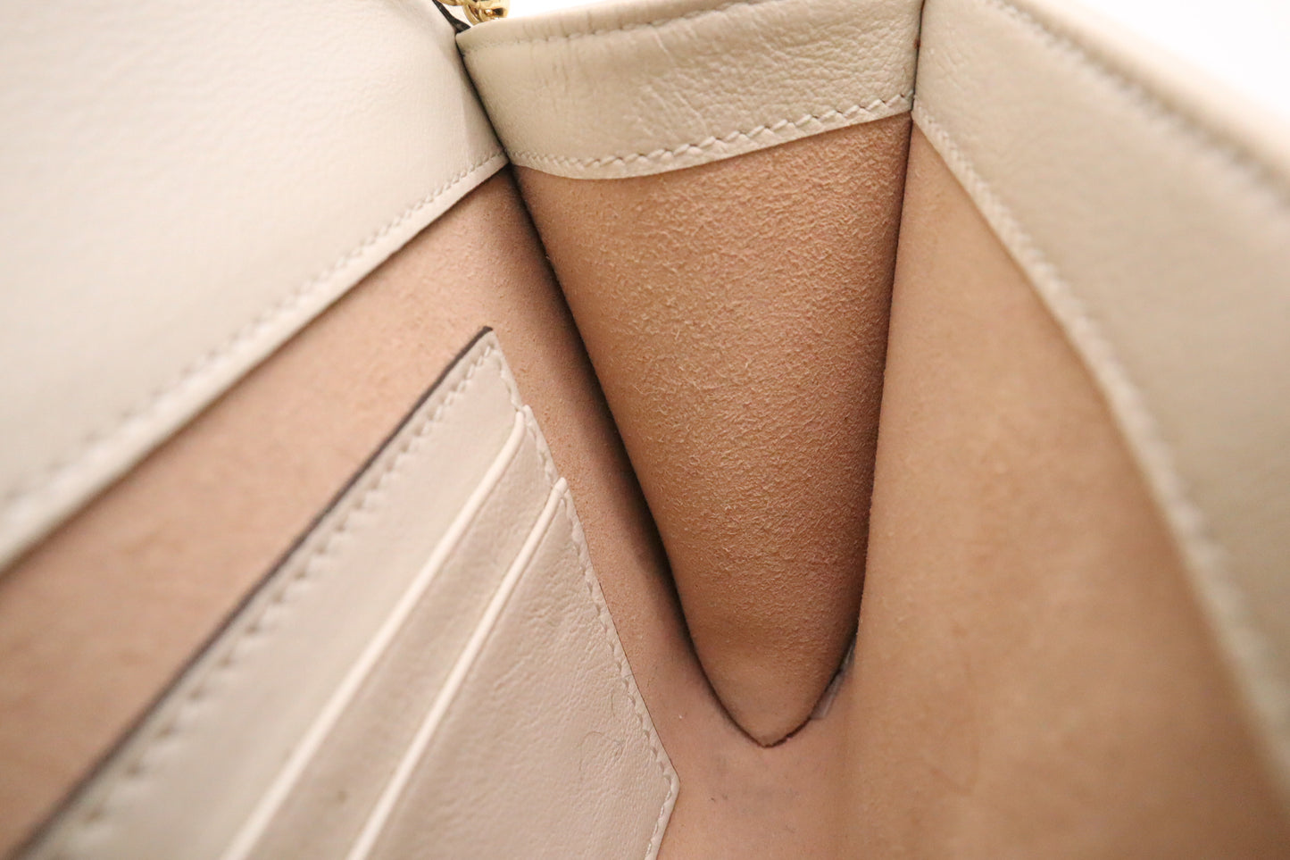Gucci Mini Rajah Crossbody in White Leather