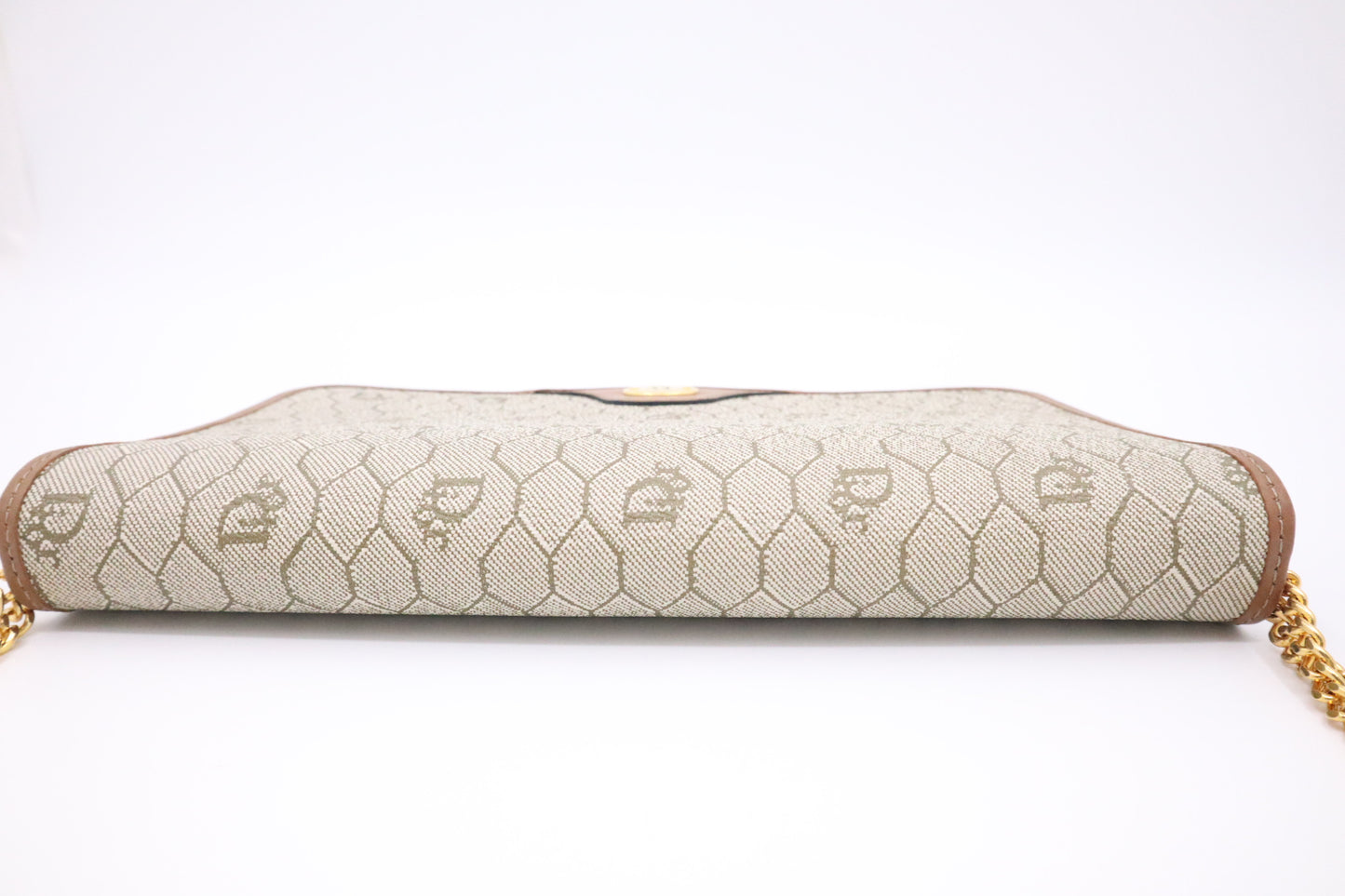 Dior Shoulder Bag in Beige Honeycomb Canvas