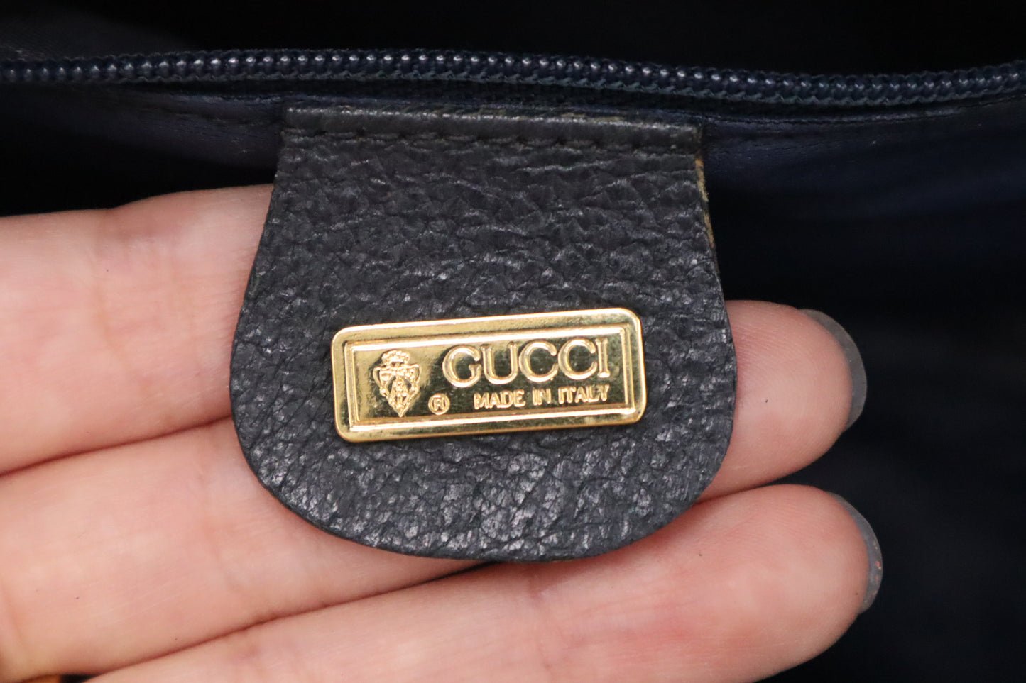Gucci Boston Bag in Blue GG Supreme Canvas