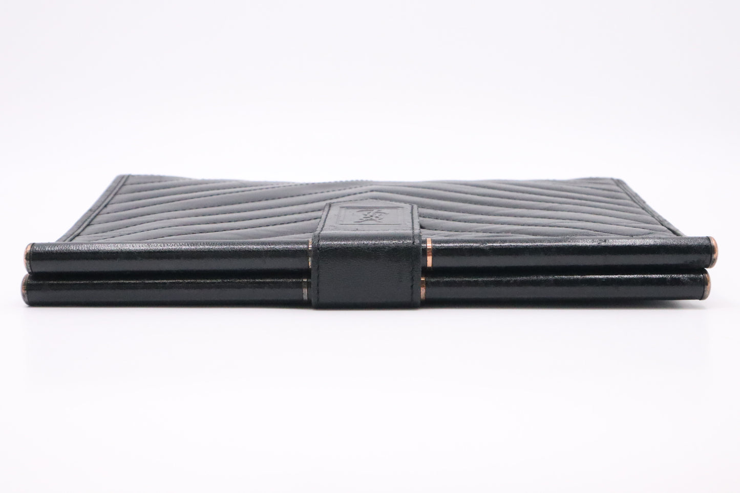 YSL Saint Laurent Clutch in Black Leather