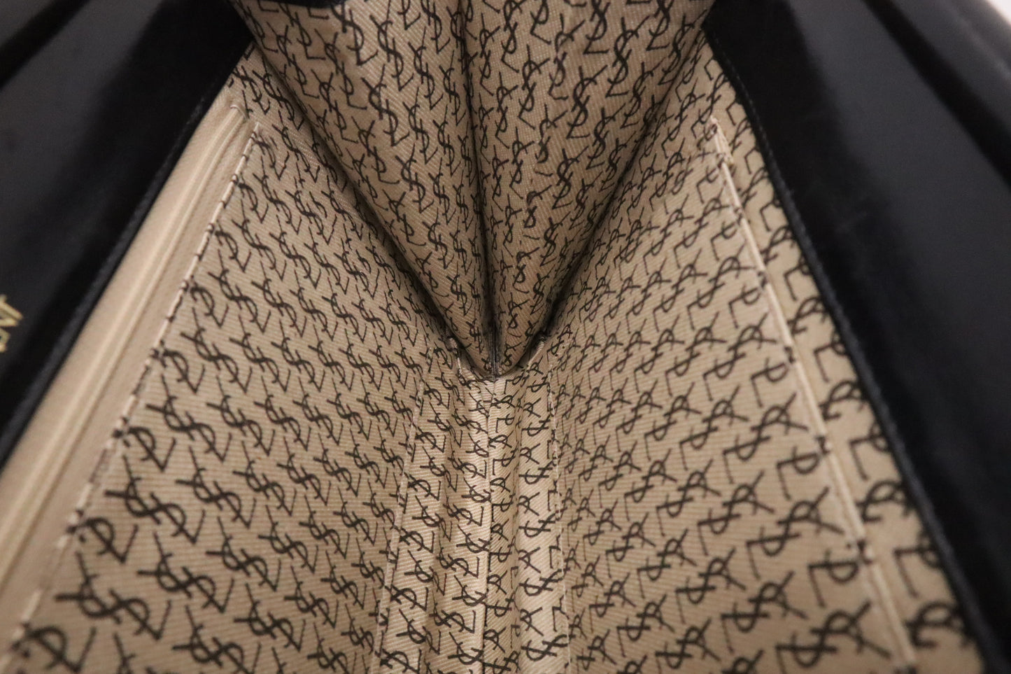 YSL Saint Laurent Clutch in Black Leather