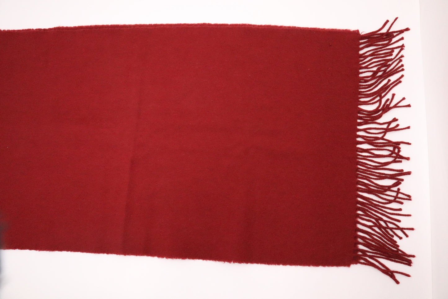 Hermes Scarf in Red Cashmere