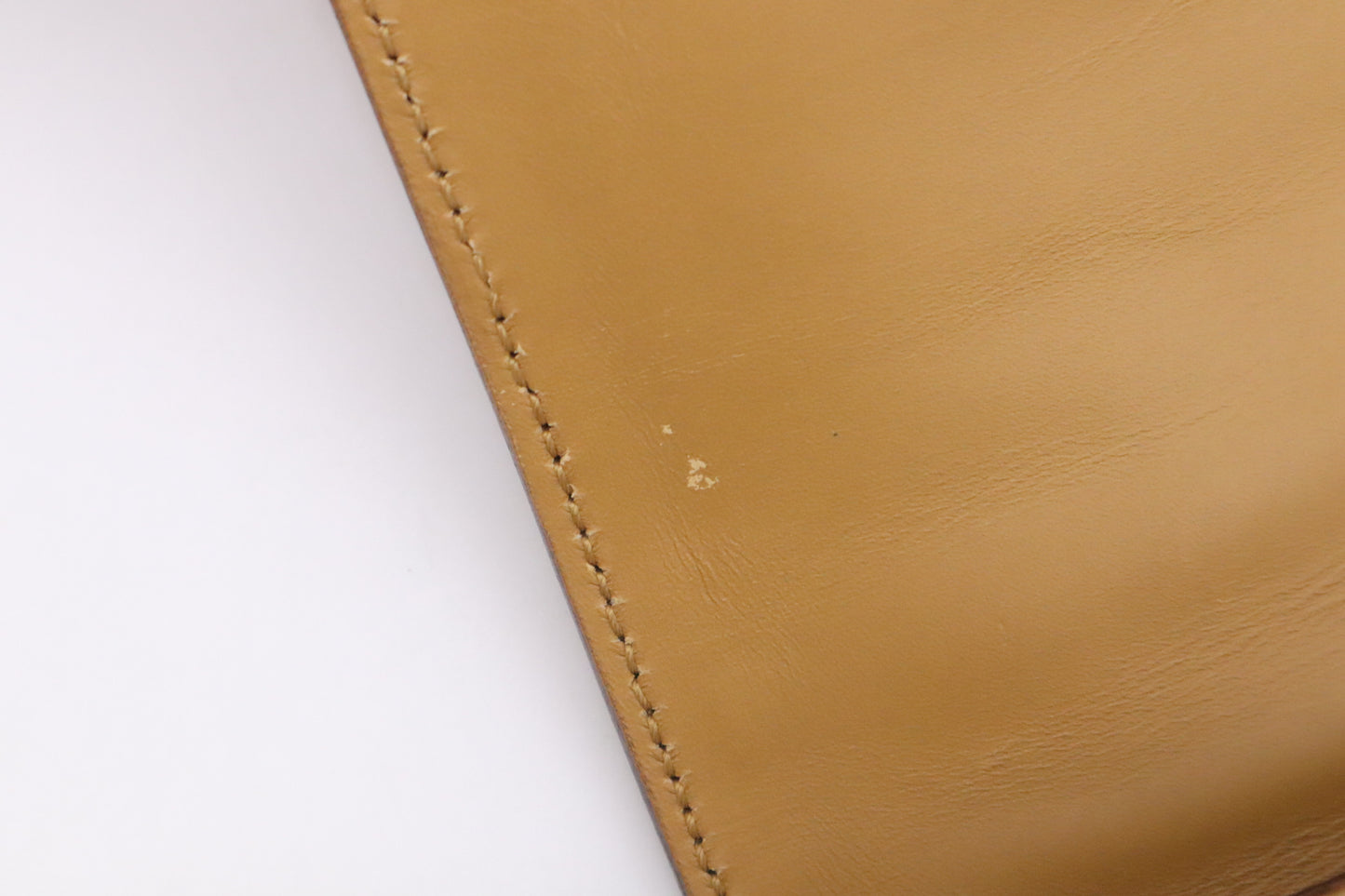 Gucci Shoulder Bag in Cream Canvas with Tan Leather