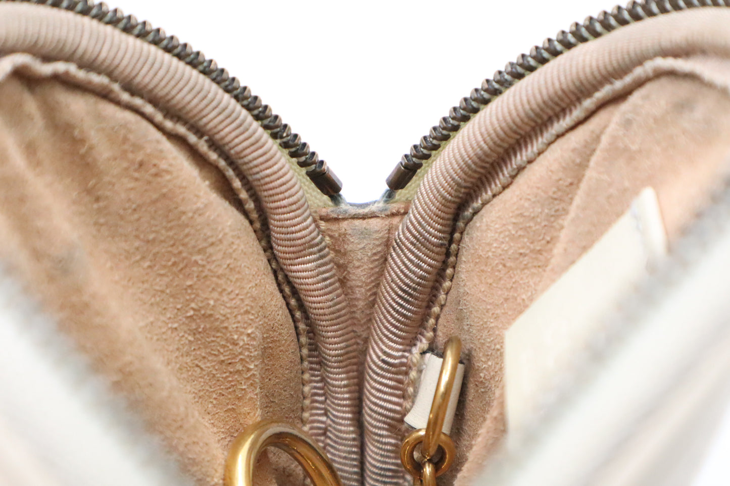 Gucci Marmont Coin Case in White Leather