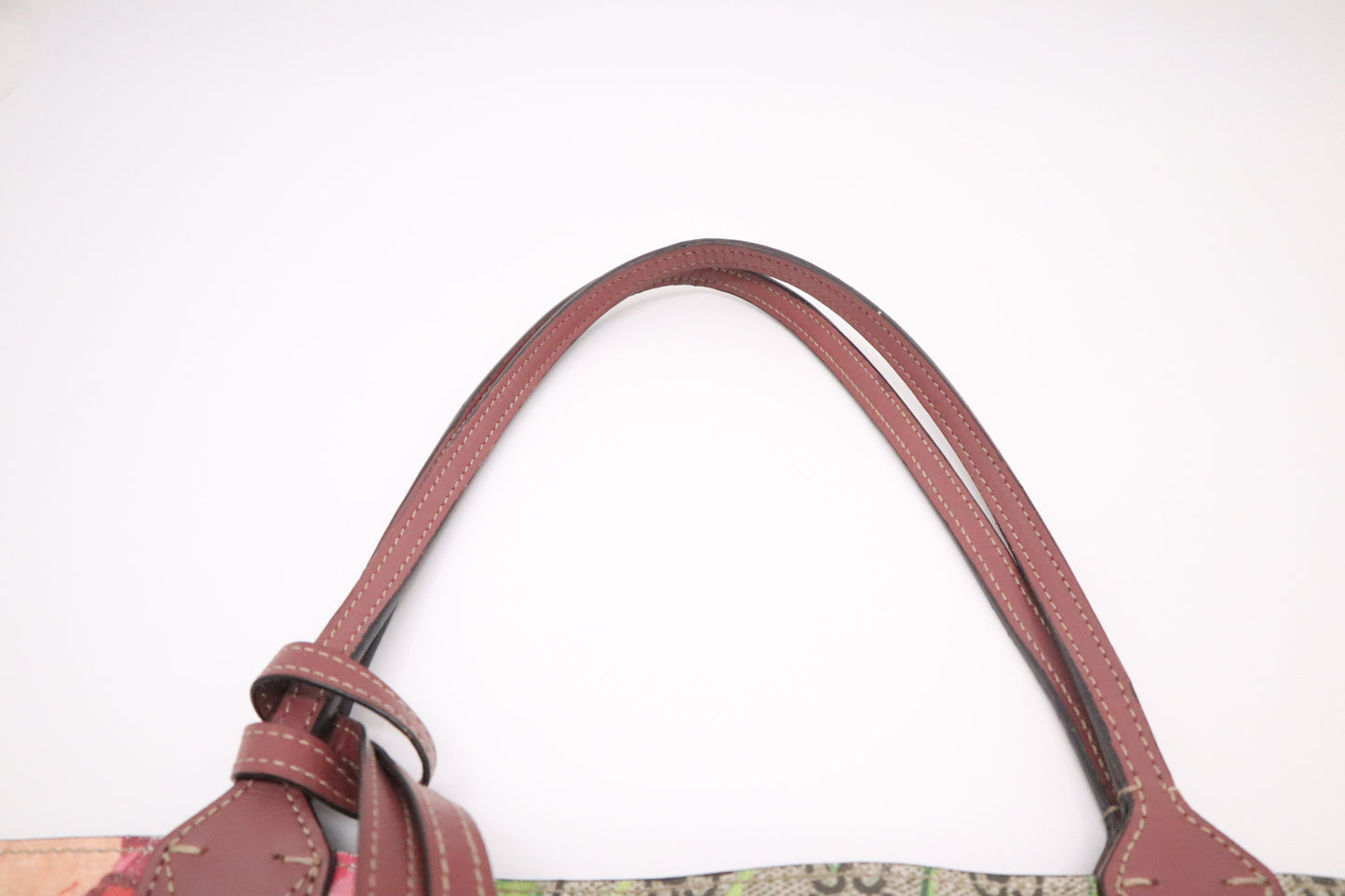 Gucci Reversible Tote in Pink Blooms GG Supreme Canvas