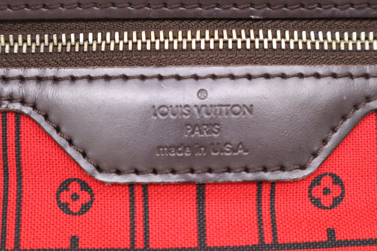 Louis Vuitton Neverfull GM in Damier Ebene Canvas