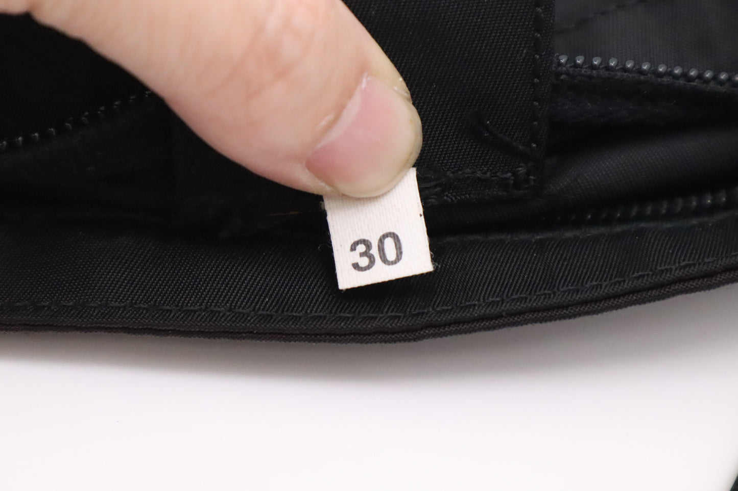 Prada Shoulder Bag in Black Nylon and Leather