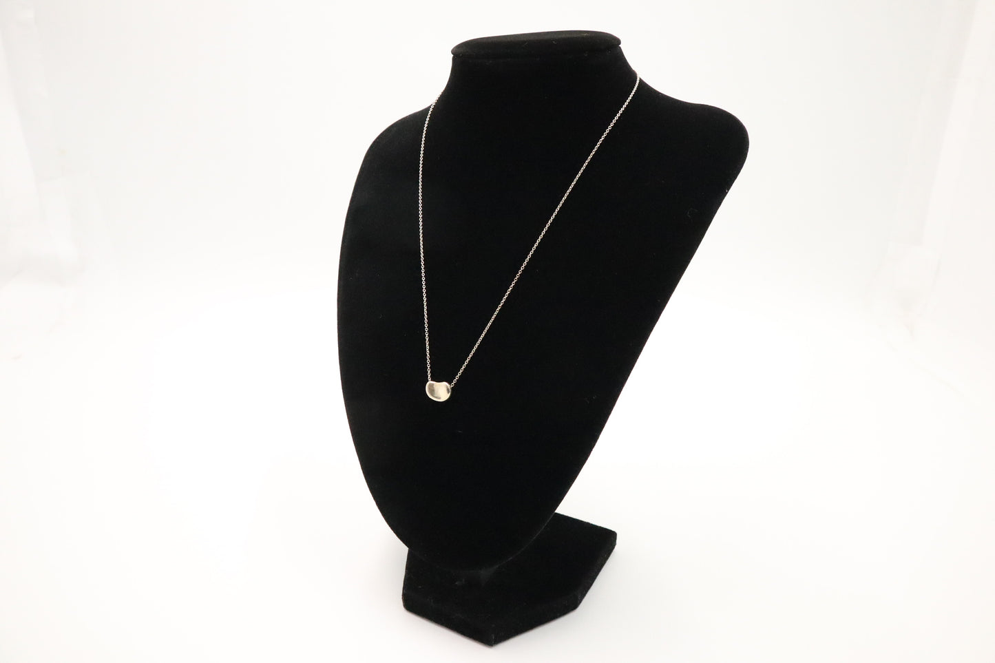 Tiffany & Co. Small Bean Necklace in Sterling Silver