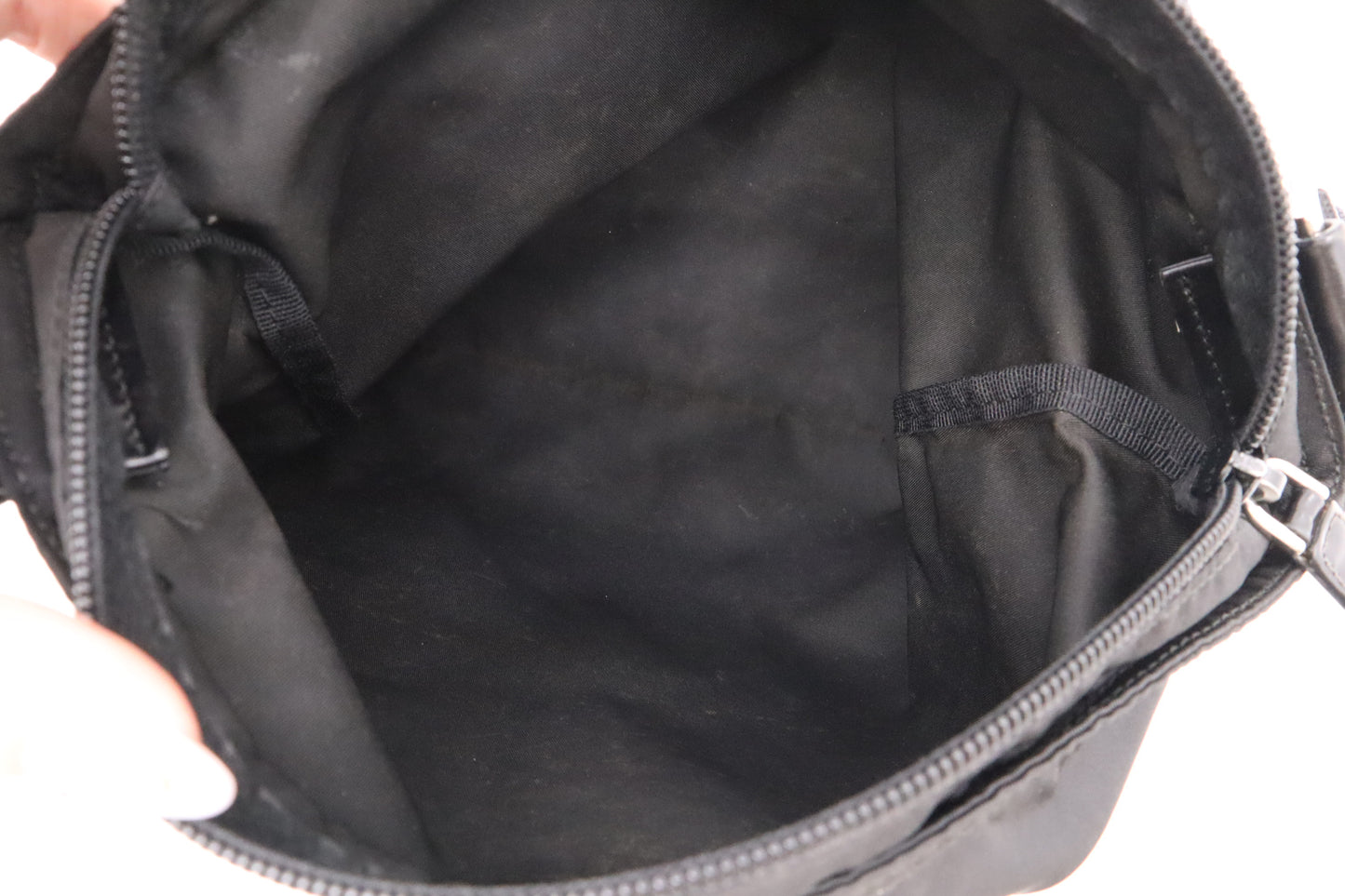 Prada Square Crossbody in Black Nylon