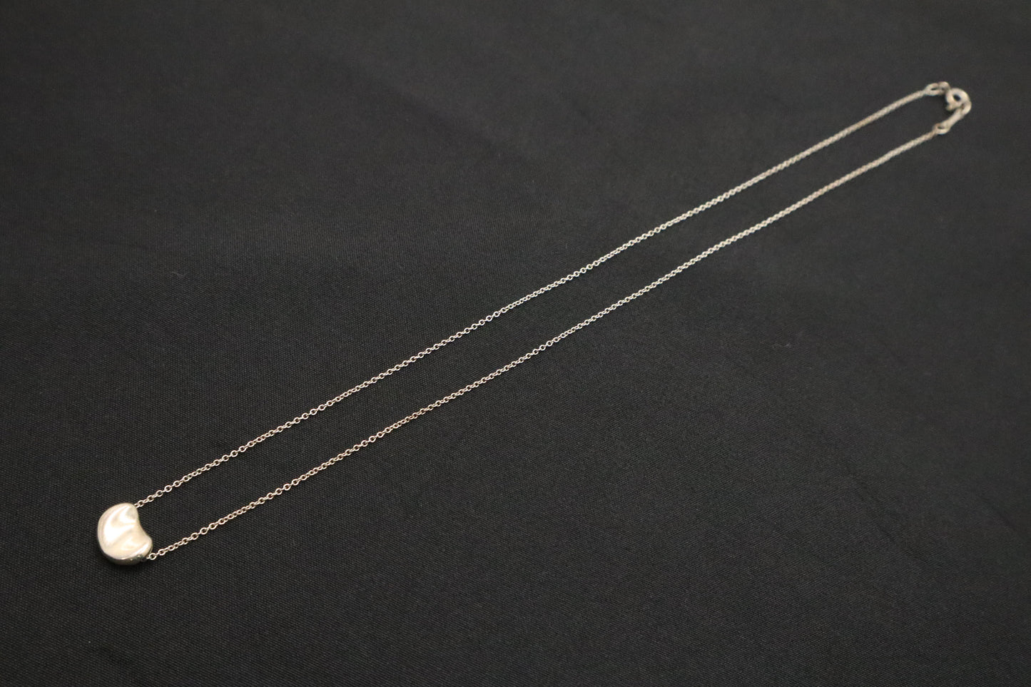 Tiffany & Co. Small Bean Necklace in Sterling Silver