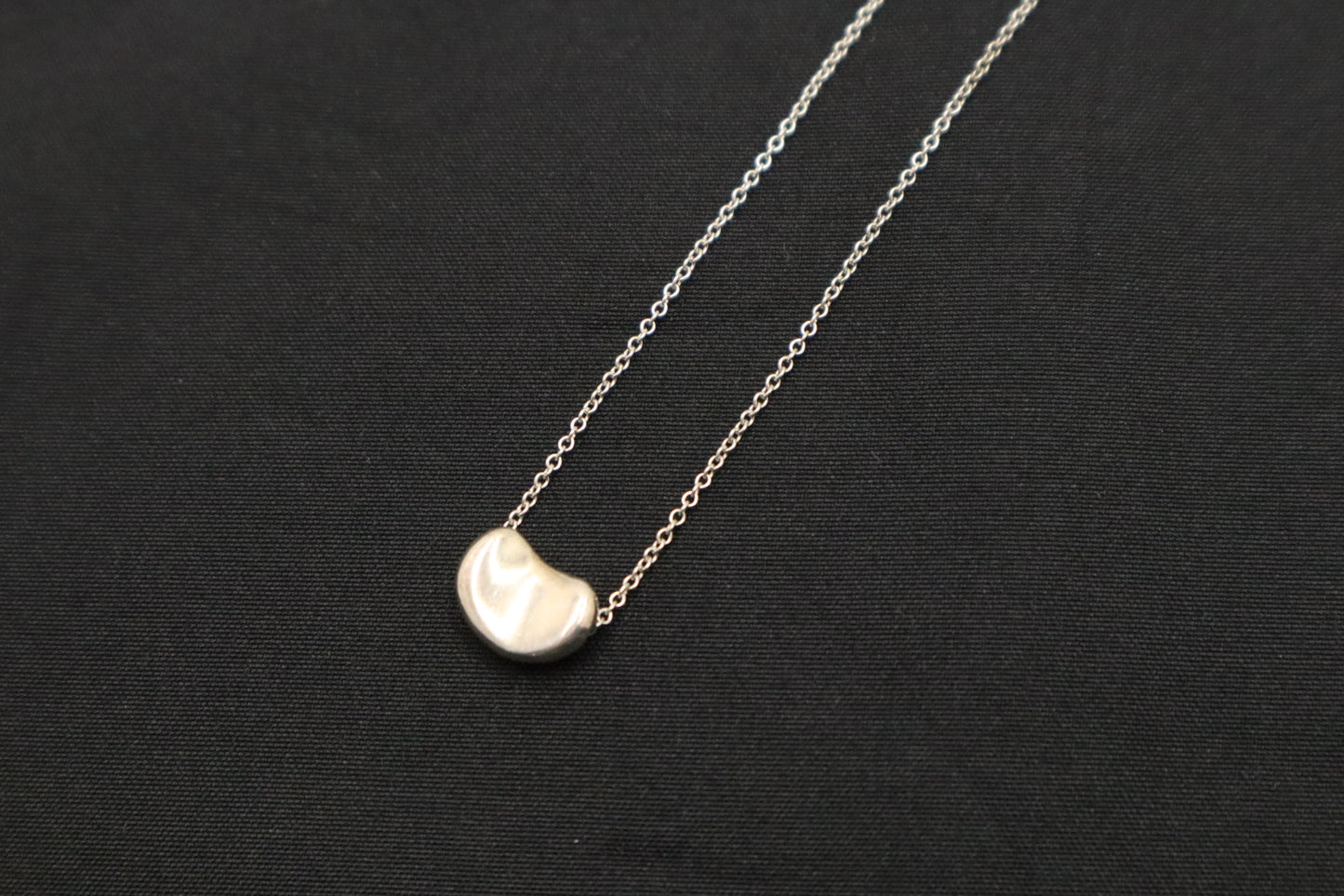 Tiffany & Co. Small Bean Necklace in Sterling Silver
