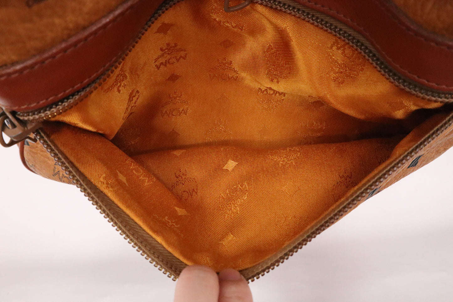 MCM Boston Travel Bag in Visetos Leather