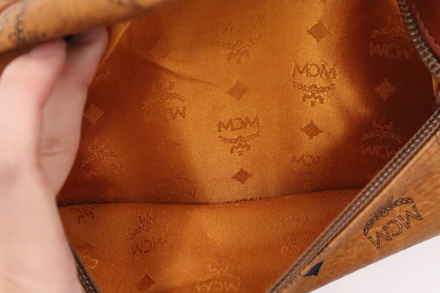 MCM Boston Travel Bag in Visetos Leather