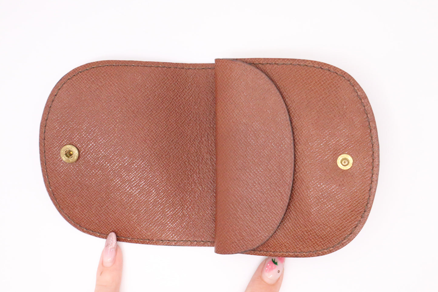 Louis Vuitton Porte Monnaie Gousset in Monogram Canvas