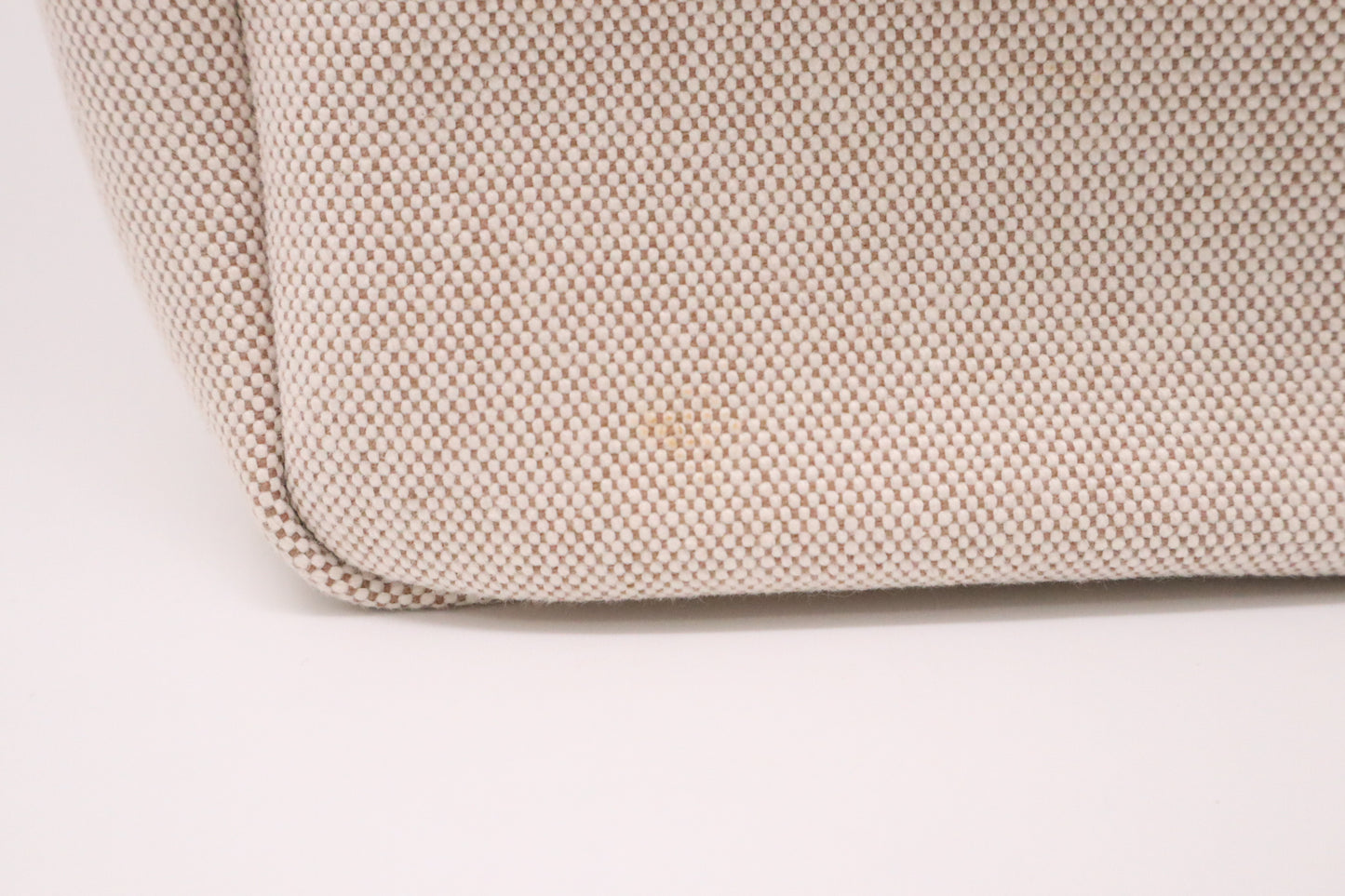 Hermes Herbag Cabas in White Canvas