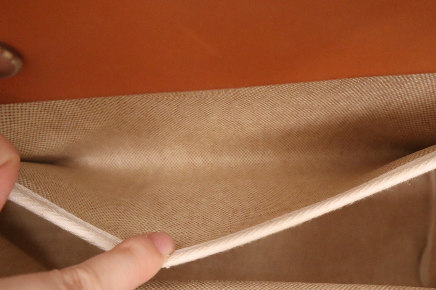 Hermes Herbag Cabas in White Canvas