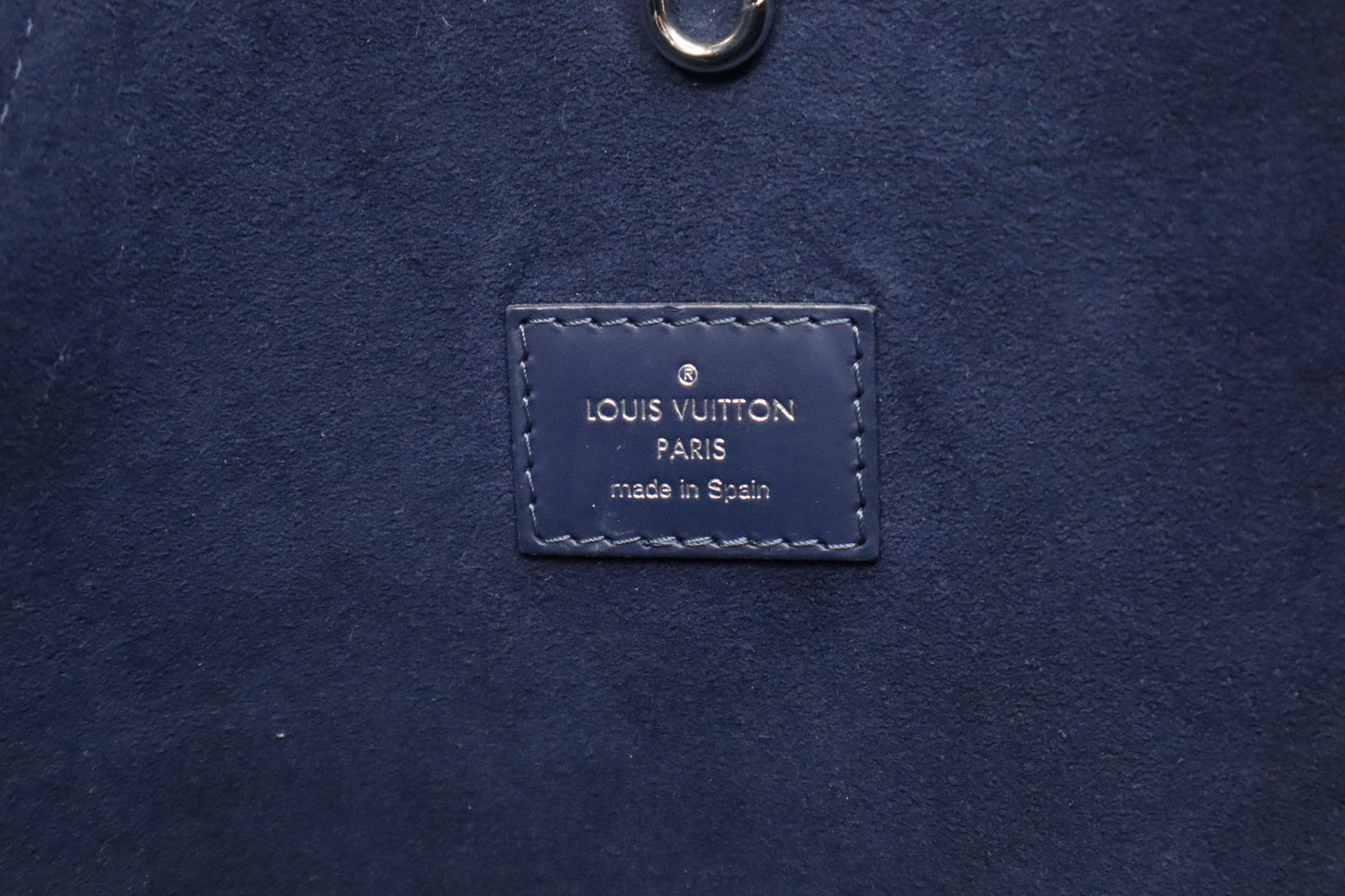 Louis Vuitton Neverfull MM in Navy Blue Epi Leather