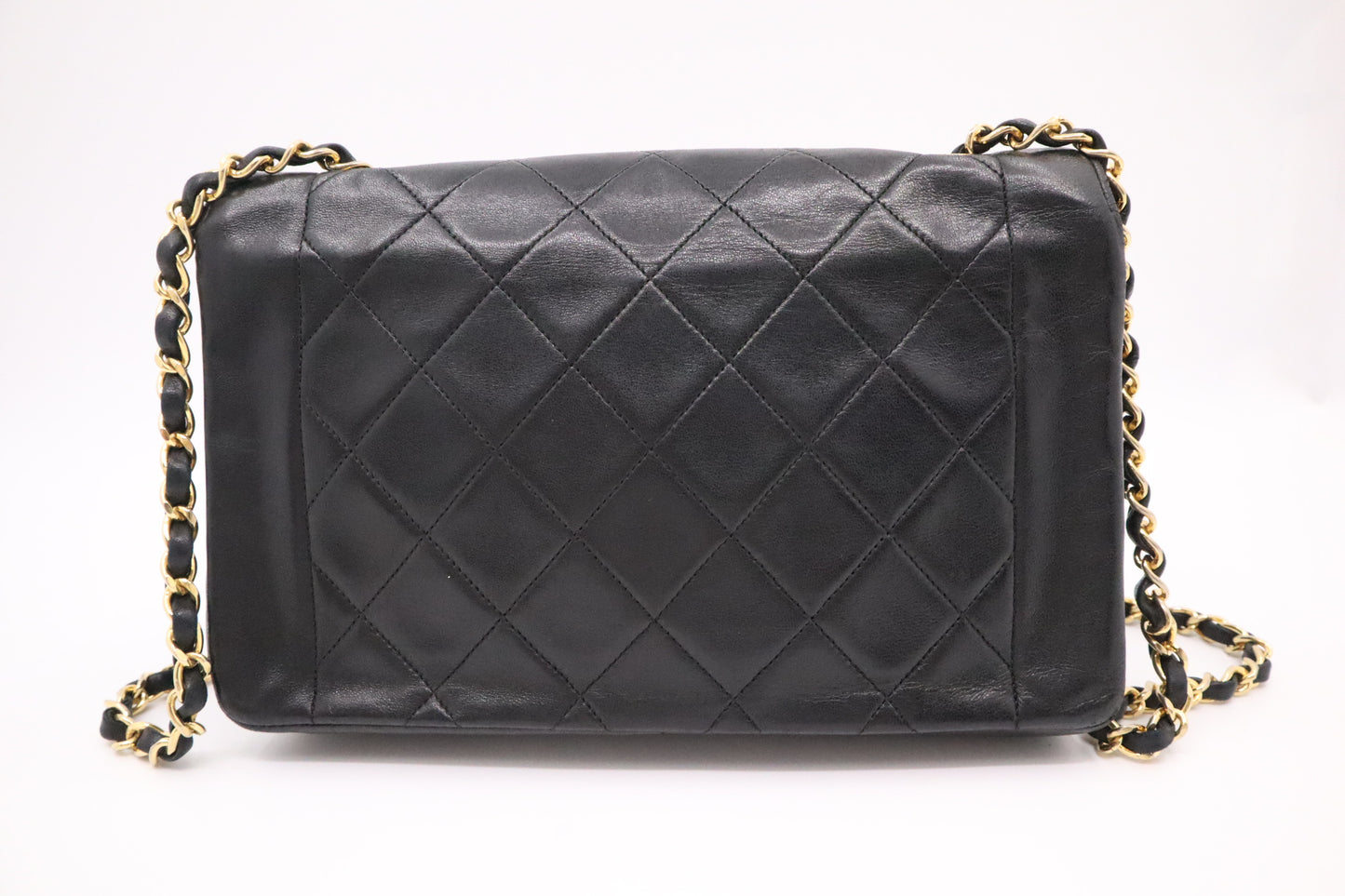 Chanel Diana in Black Leather